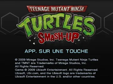 Teenage Mutant Ninja Turtles - Smash-Up screen shot title